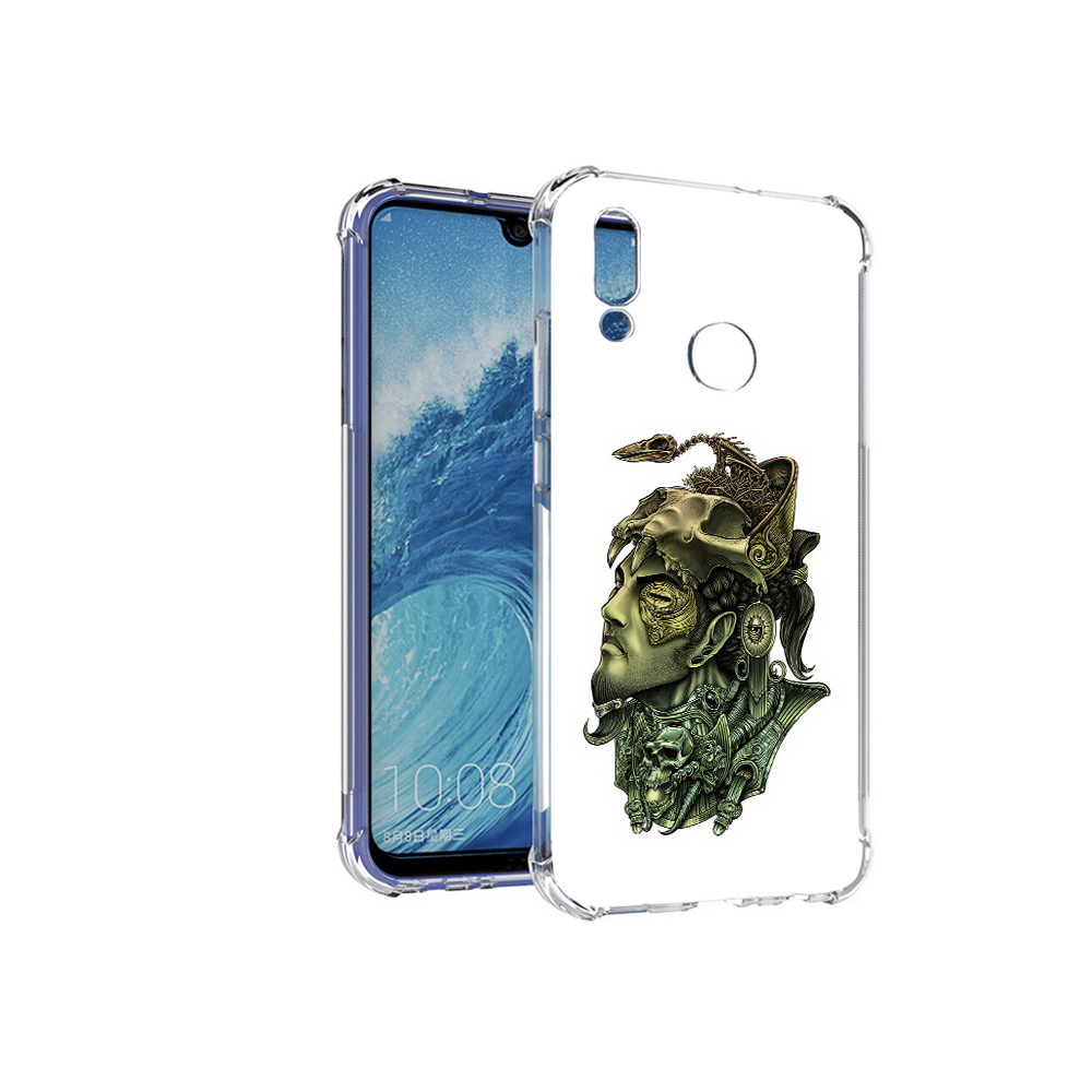 

Чехол MyPads Tocco для Huawei P Smart (2019) бронзовый воин, Прозрачный, Tocco