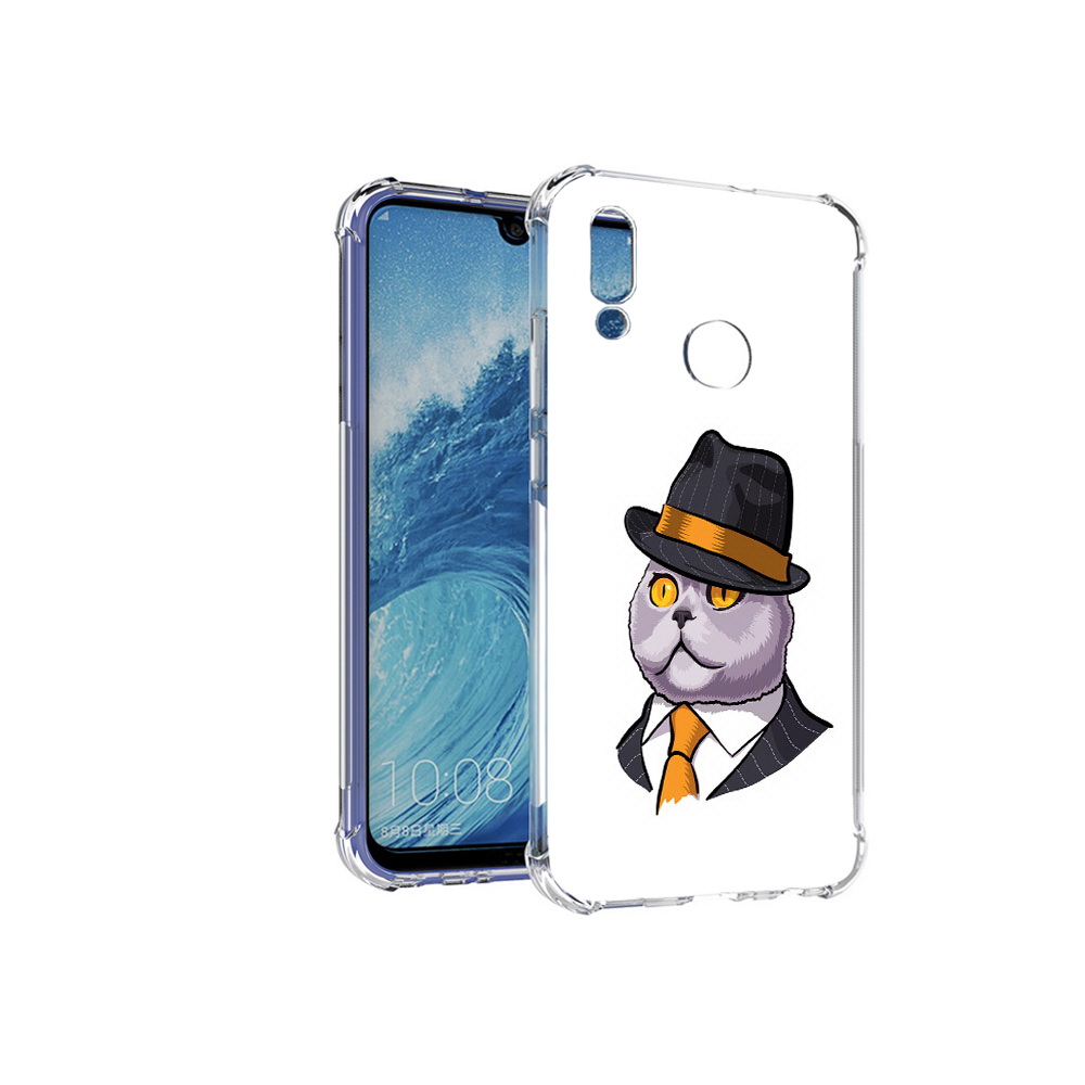 

Чехол MyPads Tocco для Huawei P Smart (2019) британец, Прозрачный, Tocco