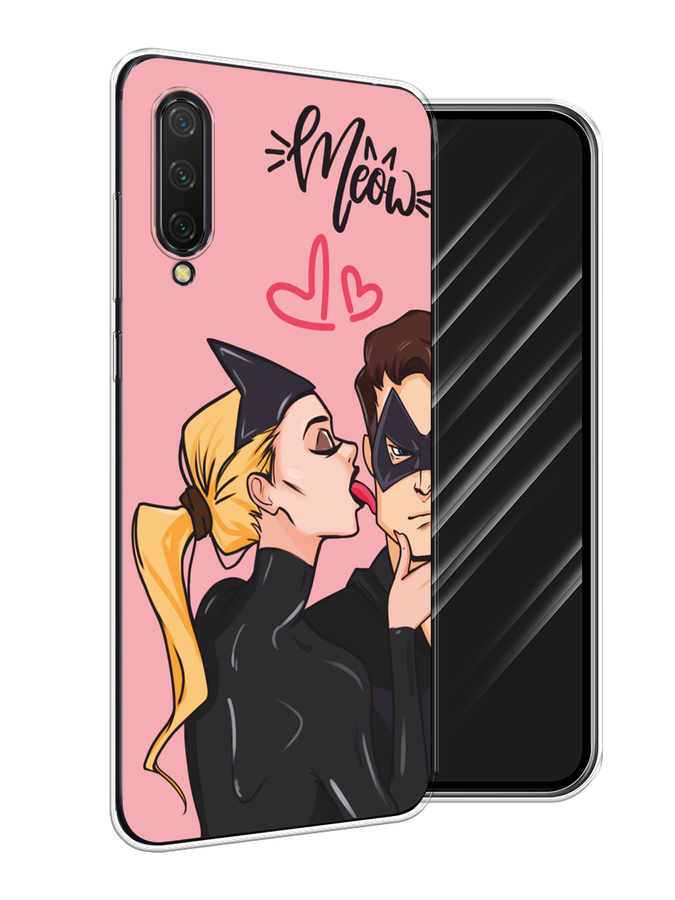 

Чехол Awog на Xiaomi Mi CC9/Mi A3 Lite/Mi 9 Lite "Kiss of Cat Woman", Розовый;черный;бежевый, 36750-1