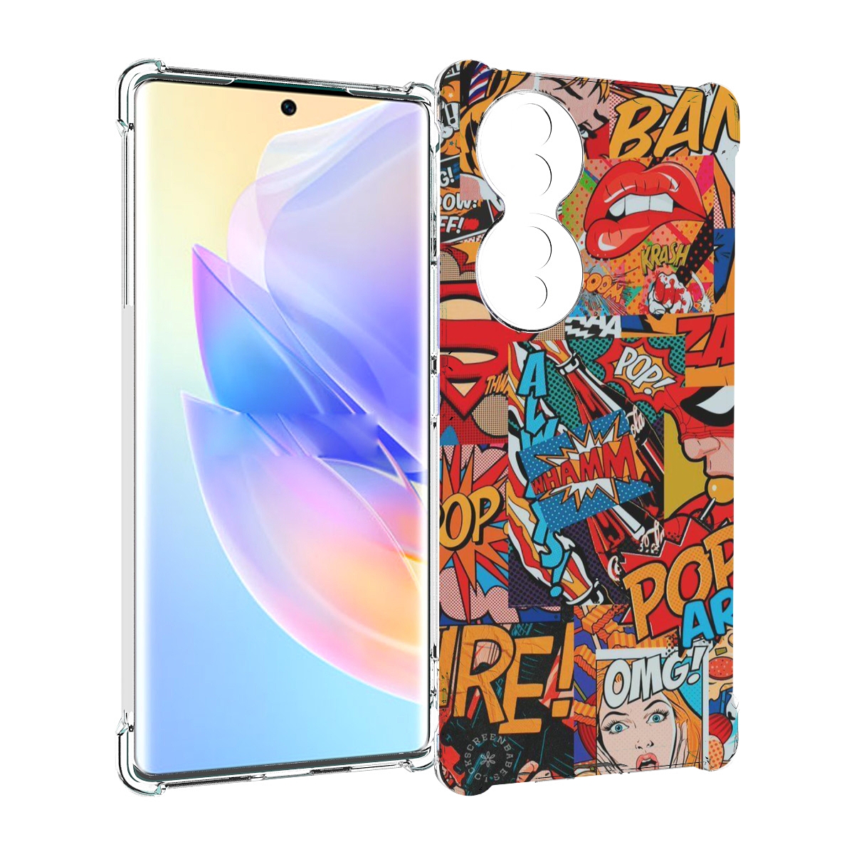 

Чехол MyPads Фон для Honor 70, Прозрачный, Tocco