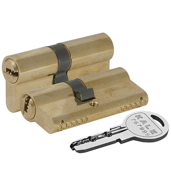 

Цилиндровый механизм Kale kilit (Кале килит) 164 SN/90 (30+10+50) mm латунь 5 кл.