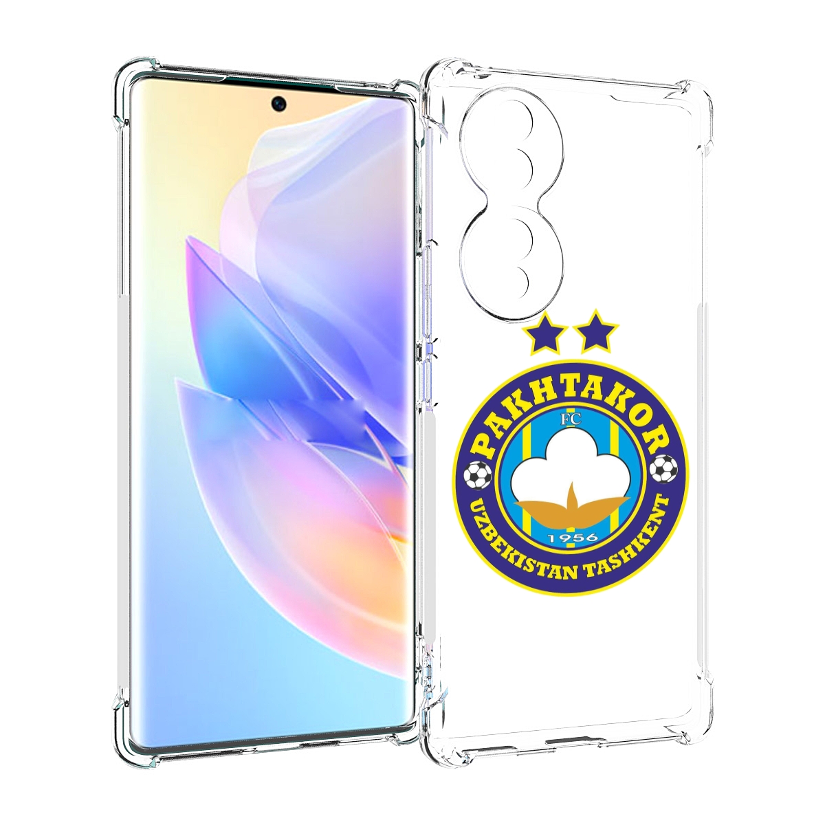 

Чехол MyPads Фк Пахтакор Pakhtakor мужской для Honor 70, Прозрачный, Tocco