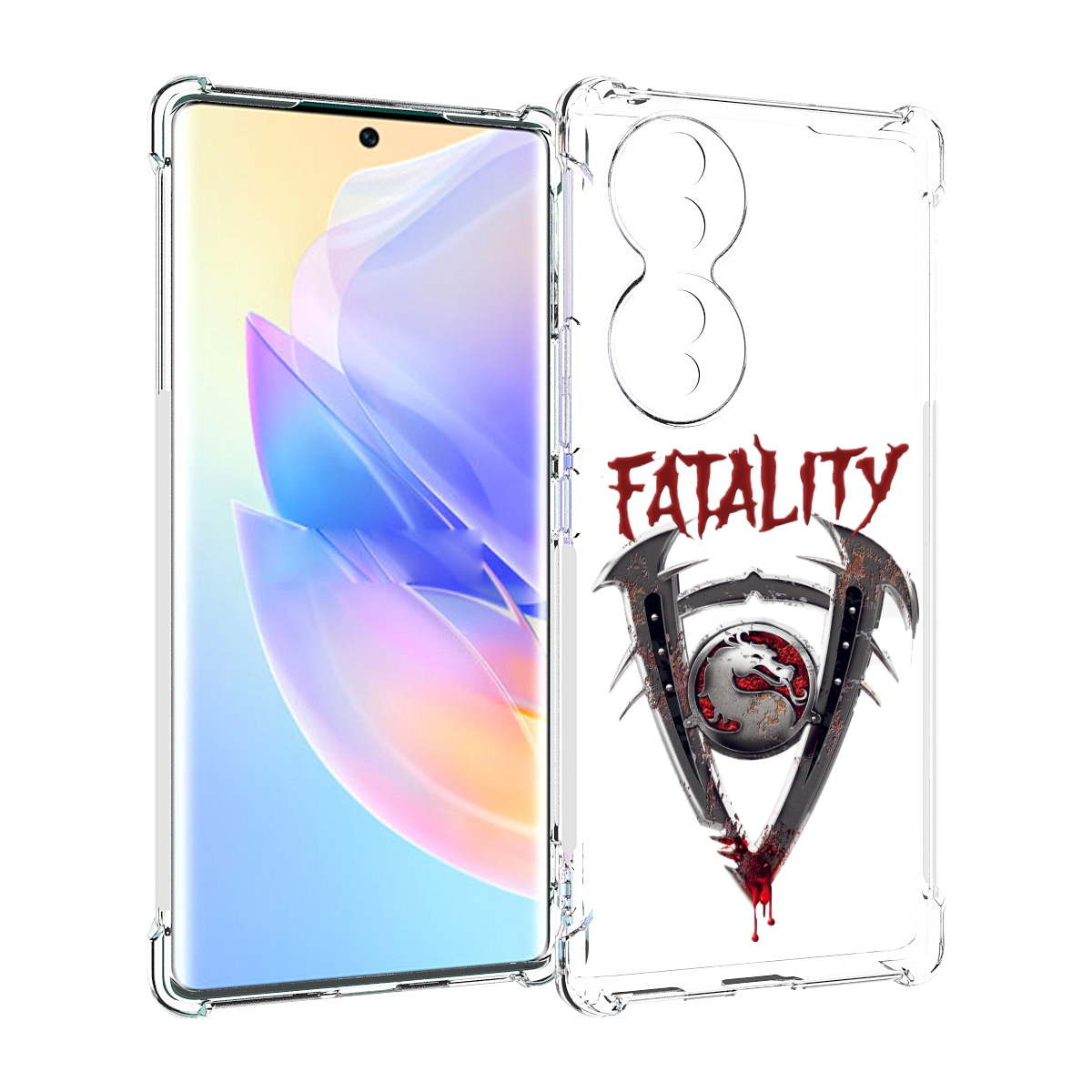 

Чехол MyPads Фаталити мужской для Honor 70, Прозрачный, Tocco