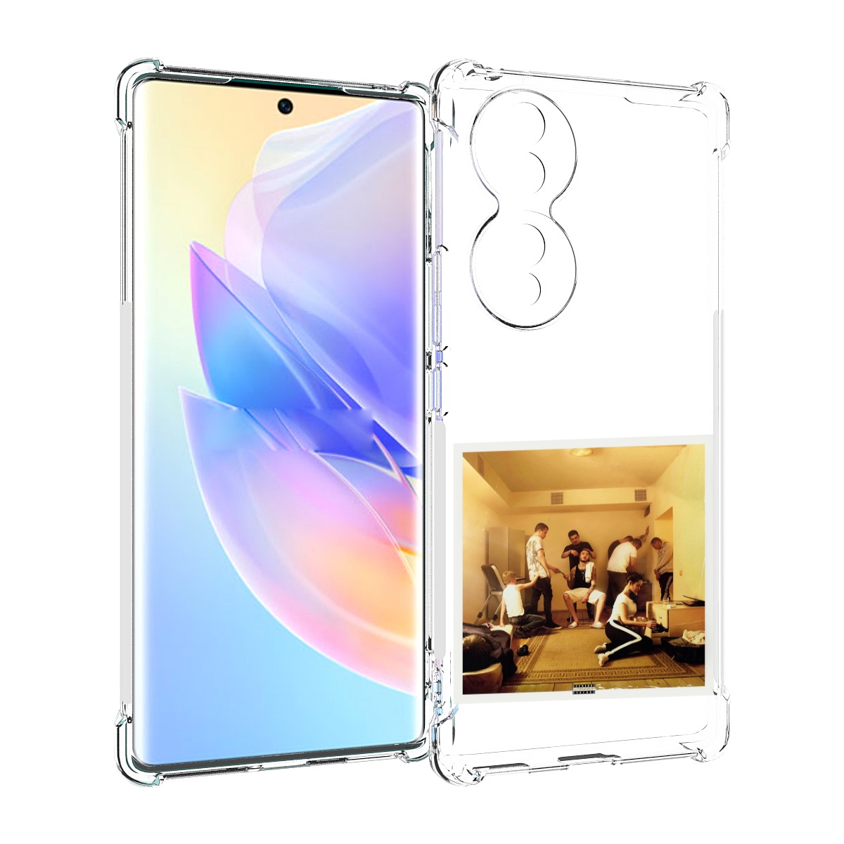 

Чехол MyPads Уроборос Скриптонит улица 36 для Honor 70, Прозрачный, Tocco