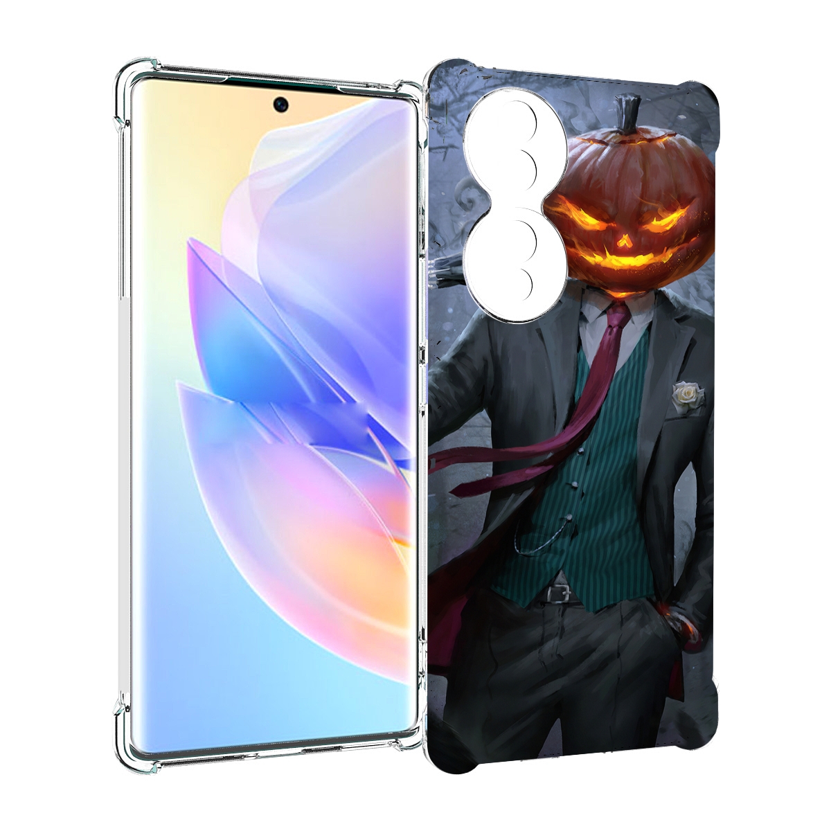 

Чехол MyPads Тыква-убийца для Honor 70, Прозрачный, Tocco