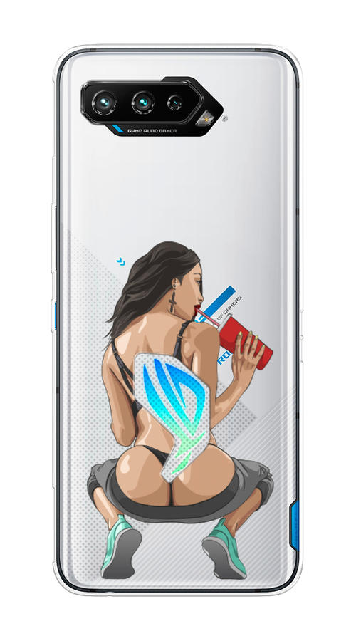 

Чехол на Asus Rog Phone 5/5s "Сочные булочки", Бежевый;красный;черный, 44250-6
