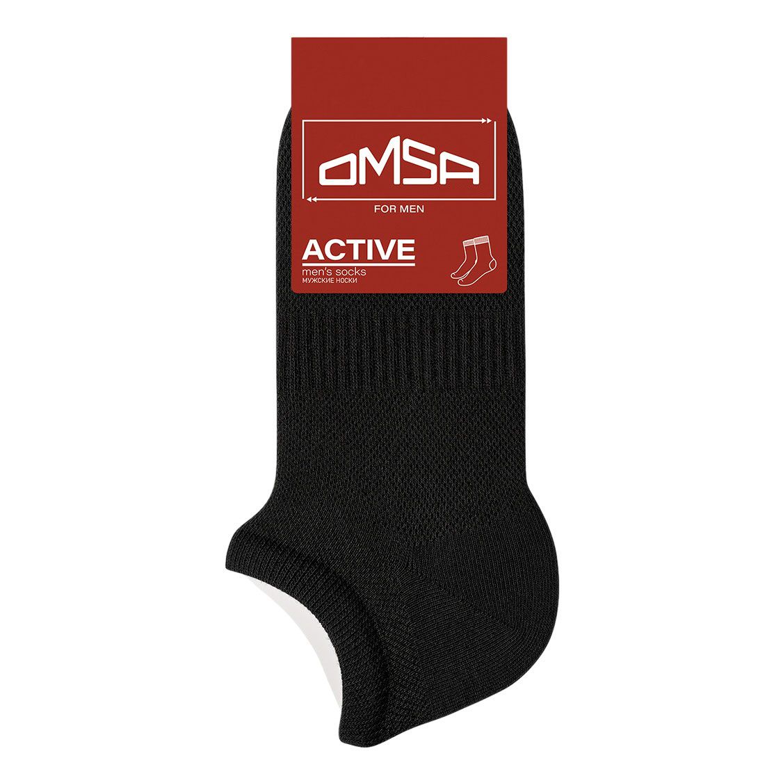 

Носки мужские Omsa черные 36-38, Черный