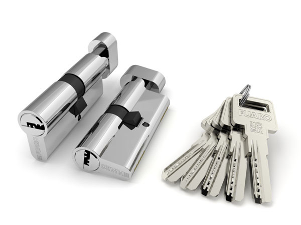 

Цилиндровый механизм Fuaro (Фуаро) с вертушкой R602/70 mm (30+10+30) CP хром 5 кл., Серебристый