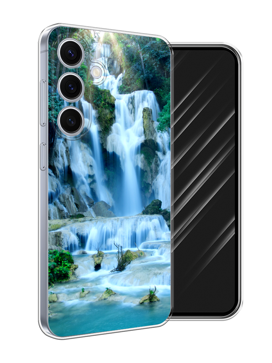 

Чехол Awog на Samsung Galaxy S24 FE 5G "Водопад 8", Голубой;зеленый, 2109950-1