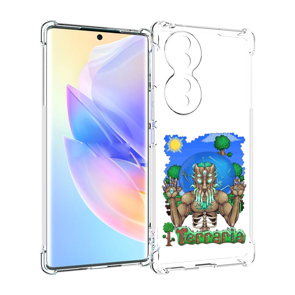 

Чехол MyPads Террария для Honor 70, Прозрачный, Tocco