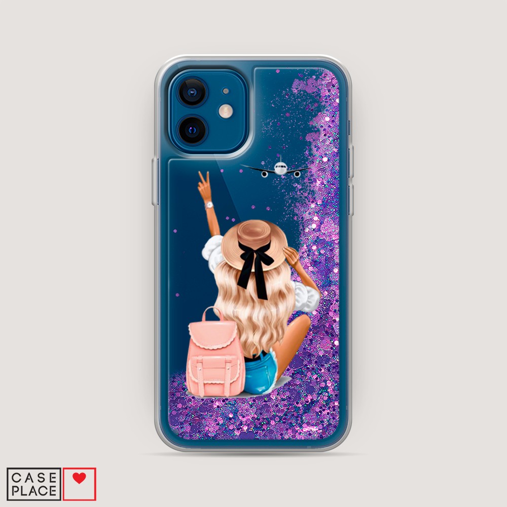 

Чехол Awog на Apple iPhone 12 mini / Айфон 12 mini "Автостопом самолетом", Разноцветный, 12692-1