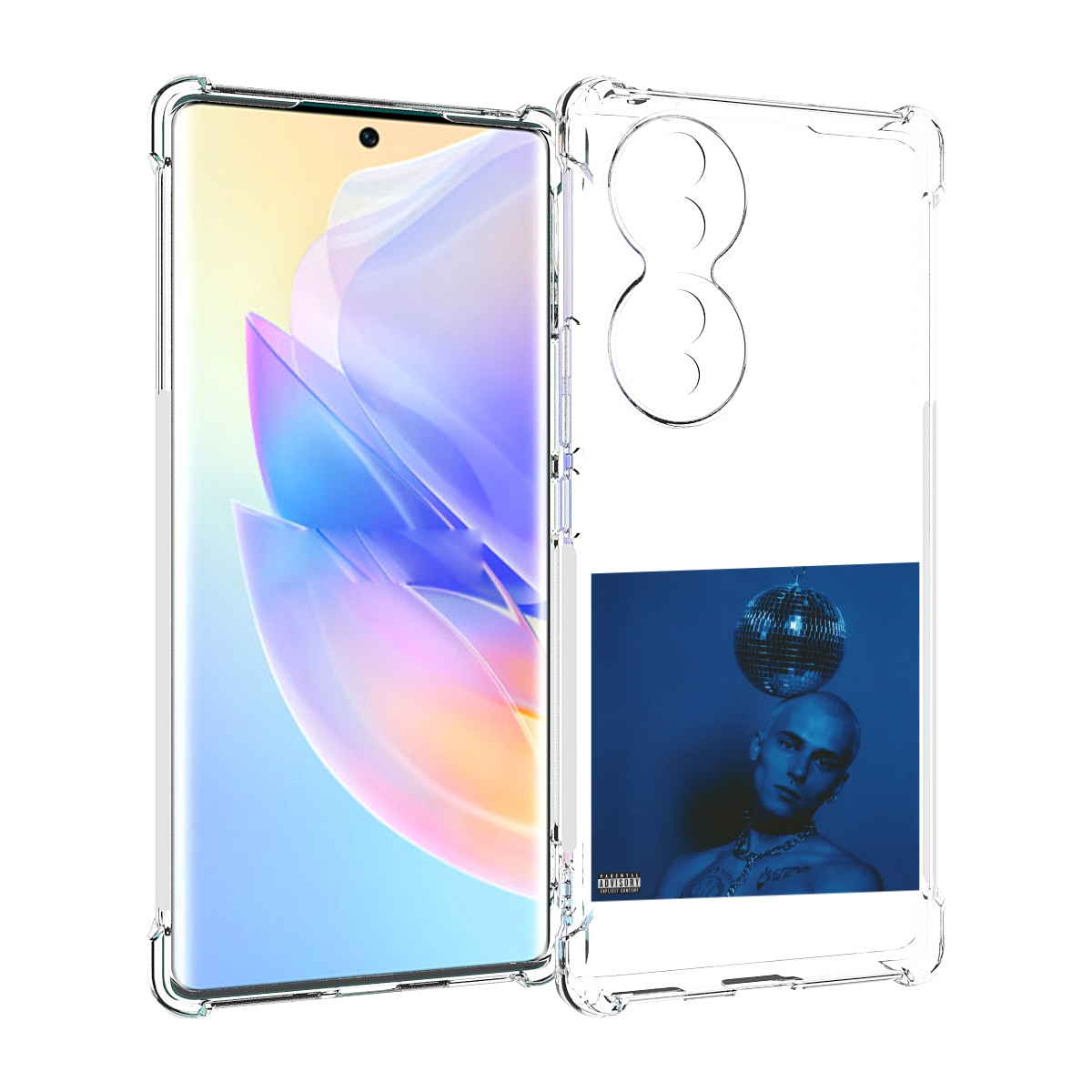 

Чехол MyPads Страха нет OFFMi для Honor 70, Прозрачный, Tocco