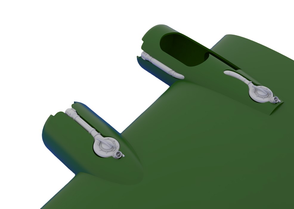 

632033 Eduard 1/32 Дополнение B-17 superchargers, 632033