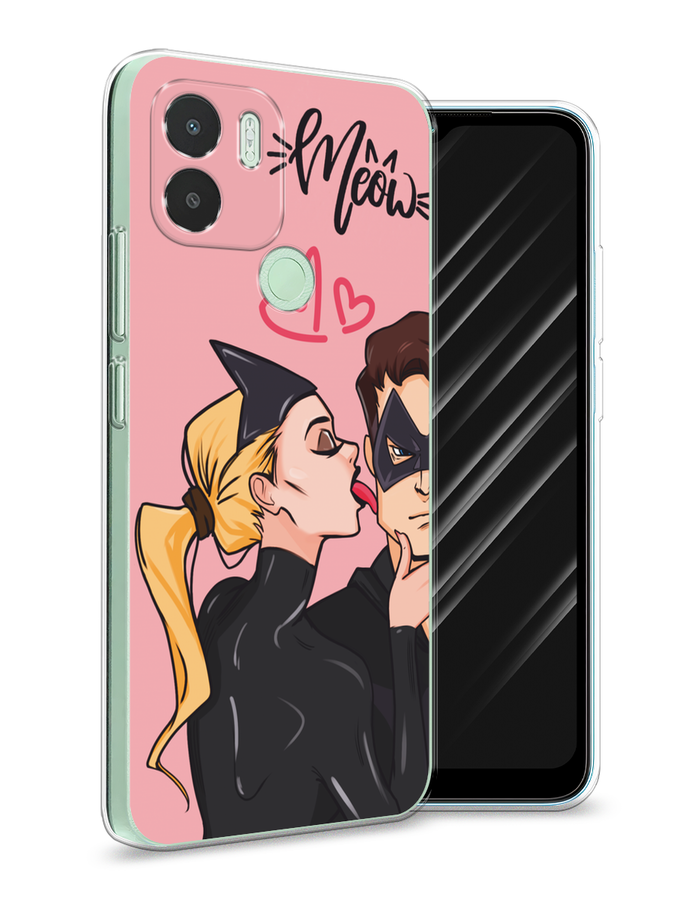 

Чехол Awog на Xiaomi Redmi A1+, Xiaomi Redmi A2+, Poco C51/C50 "Kiss of Cat Woman", Розовый;черный;бежевый, 319450-1