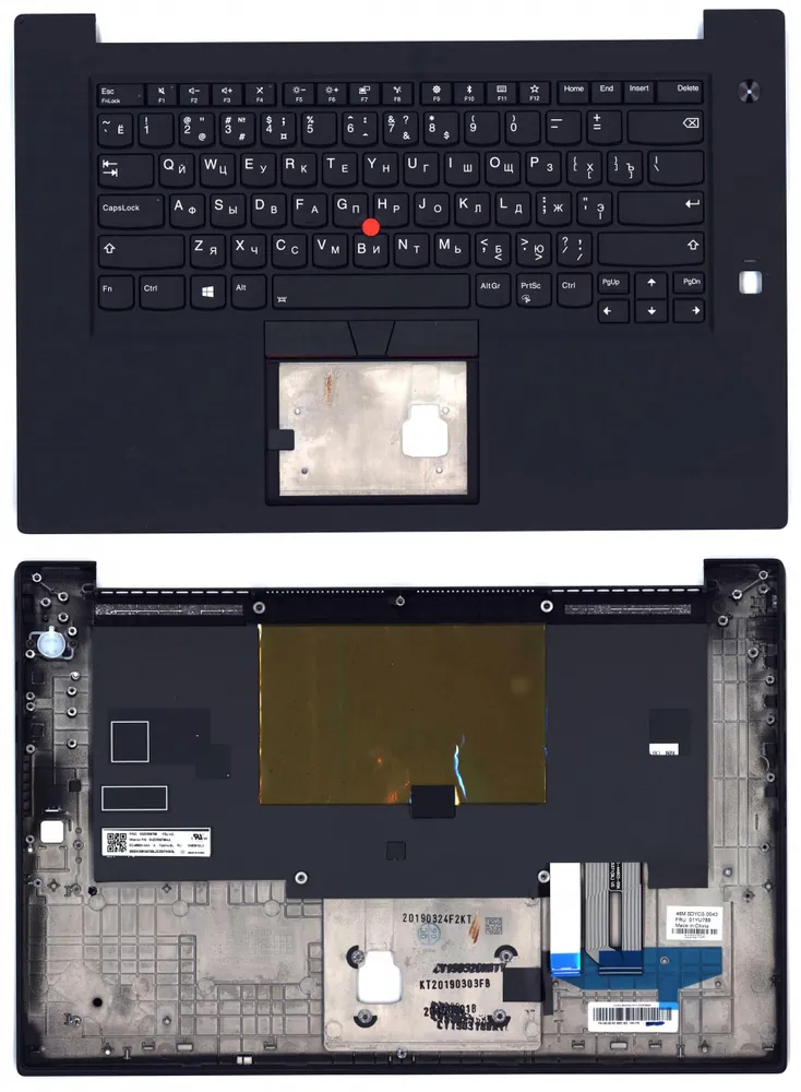 

Клавиатура для Lenovo ThinkPad X1 Extreme G1 Series, p/n: 01YU789, 01YU788, черная