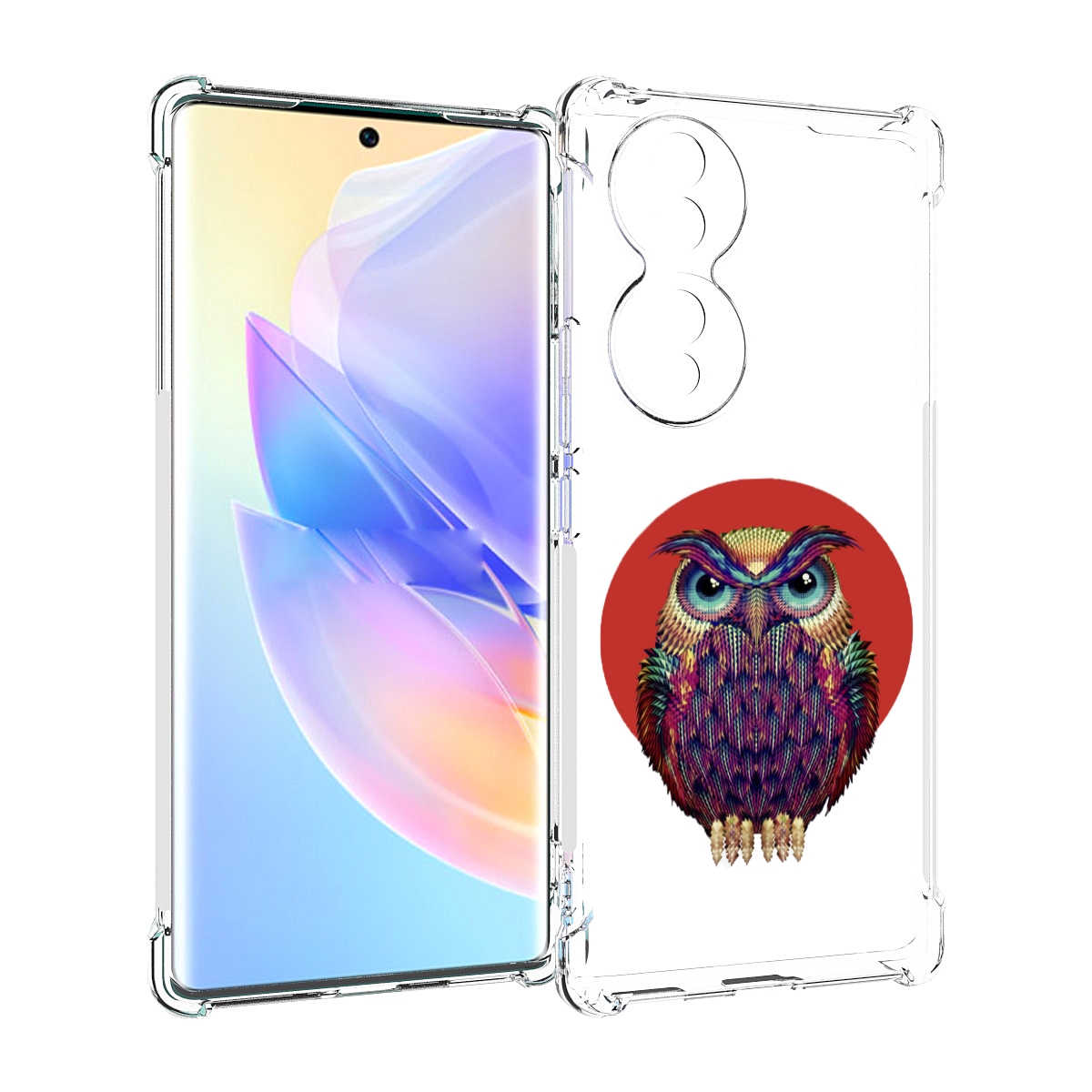 

Чехол MyPads Сова 3 для Honor 70, Прозрачный, Tocco