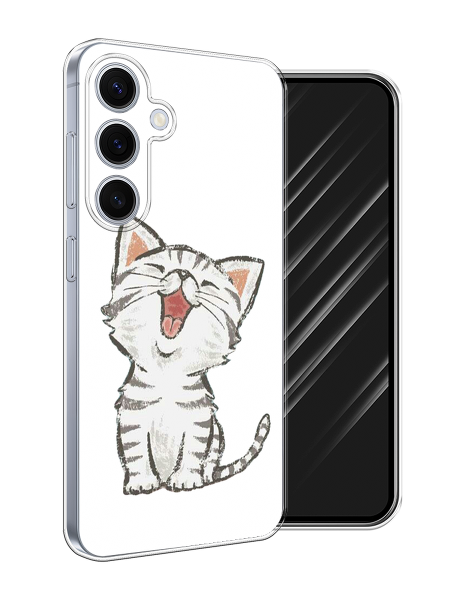 

Чехол Awog на Samsung Galaxy S24 FE 5G "Котенок рисованный", Серый;белый, 2109950-1