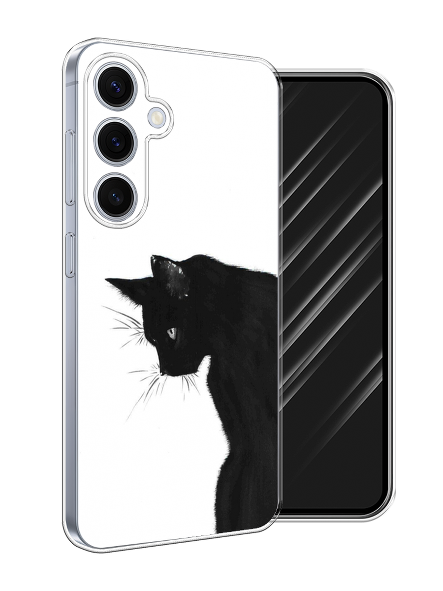 

Чехол Awog на Samsung Galaxy S24 FE 5G "Black cat", Черный;белый, 2109950-1