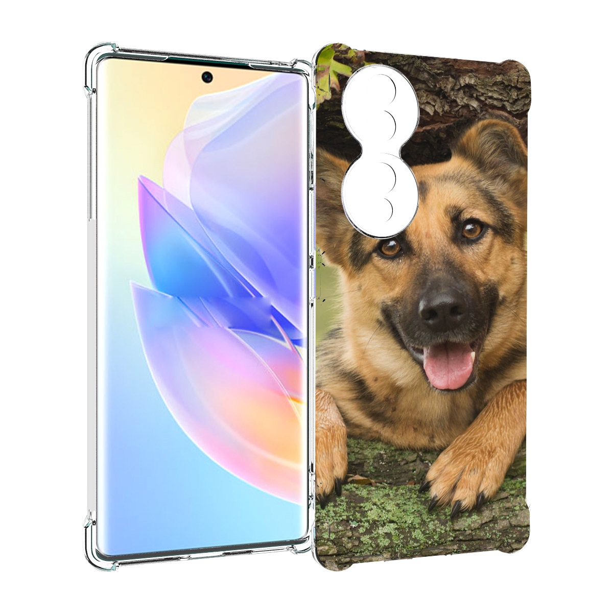 

Чехол MyPads Собака-на-дереве для Honor 70, Прозрачный, Tocco