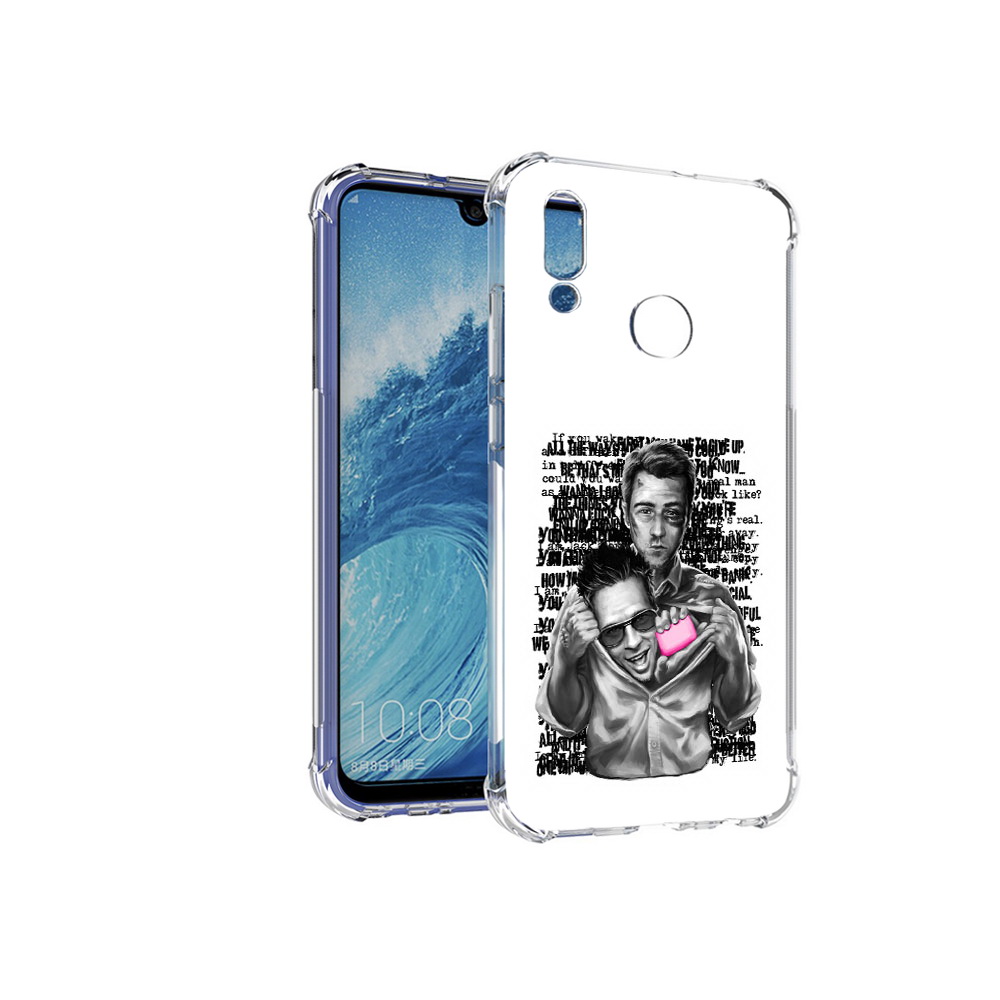 

Чехол MyPads Tocco для Huawei P Smart (2019) бойцовский клуб, Прозрачный, Tocco
