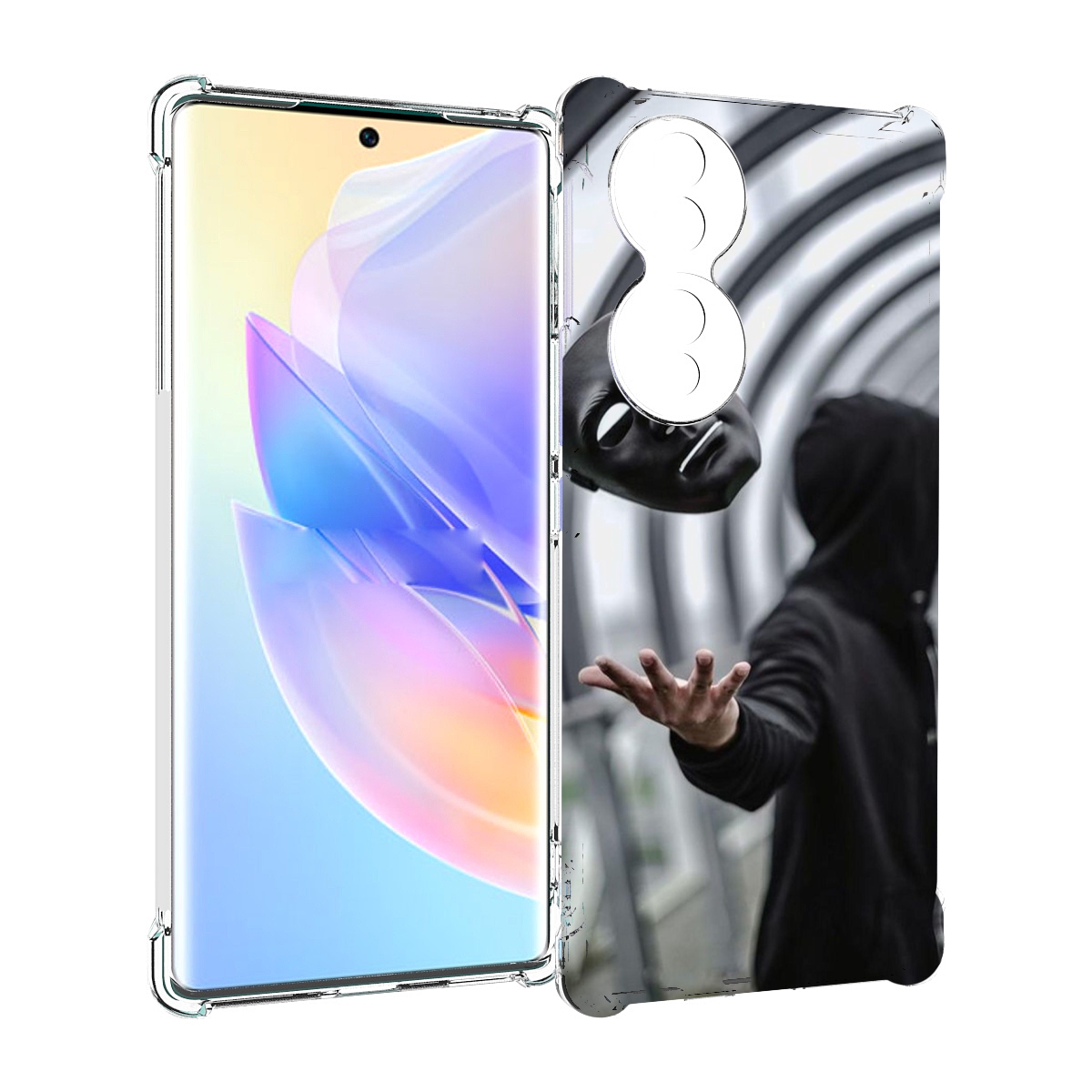 

Чехол MyPads Сними-маску для Honor 70, Прозрачный, Tocco
