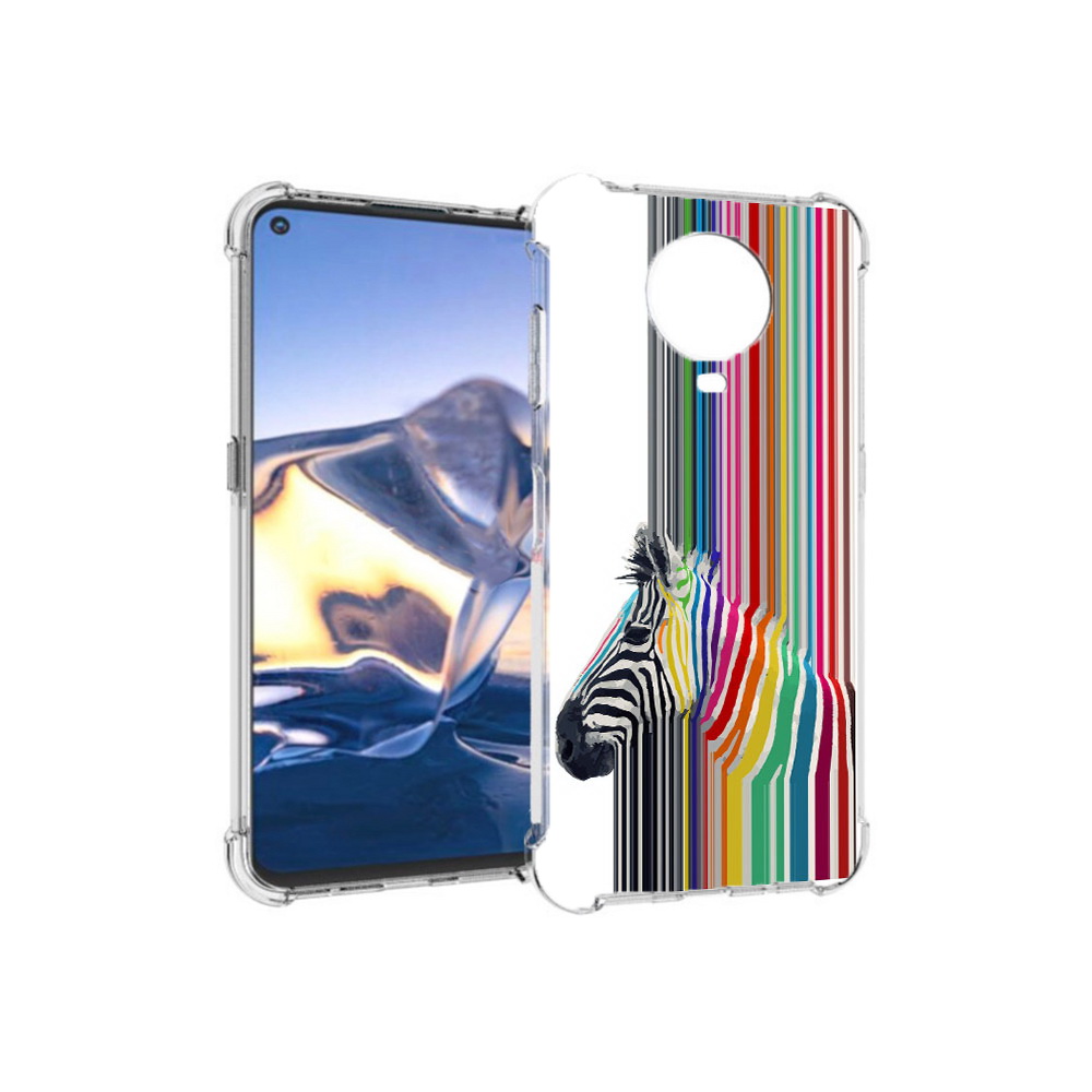 

Чехол MyPads Tocco для Nokia G10 радужная зебра (PT171673.98.565), Tocco