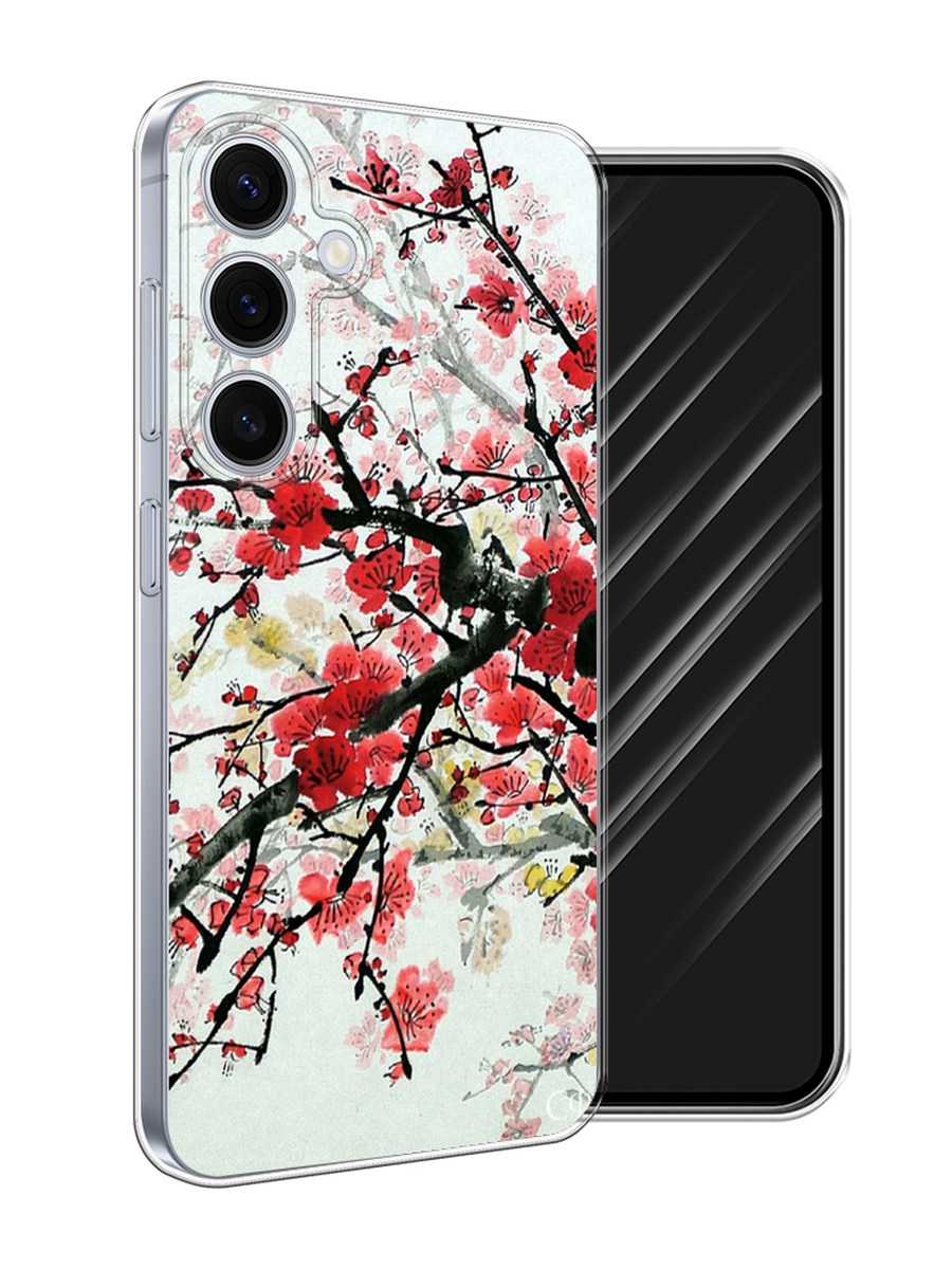 

Чехол Awog на Samsung Galaxy S24 FE 5G "Сакура", Розовый;черный, 2109950-1