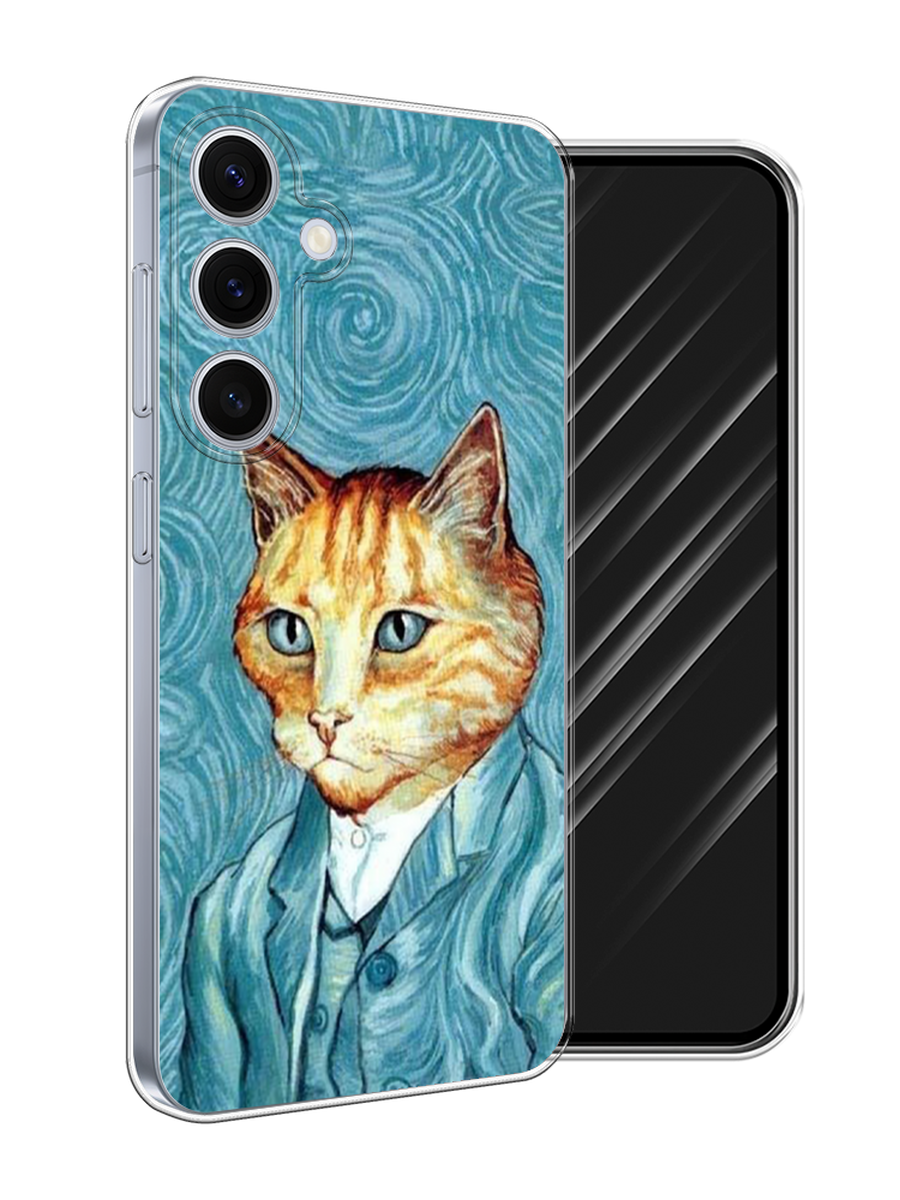 

Чехол Awog на Samsung Galaxy S24 FE 5G "Кот Ван Гог", Голубой;коричневый, 2109950-1