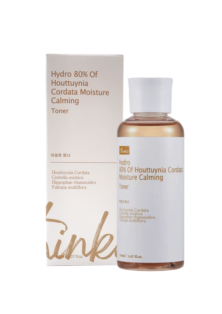 Тонер Thinkco Hydro 80% увлажняющий успокаивающий с экстрактом хаутюнии 150 мл