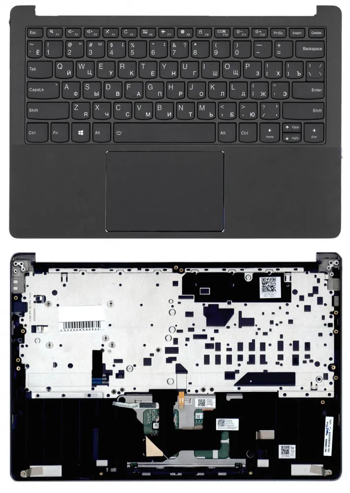 

Клавиатура для Lenovo IdeaPad S540-13ARE Series, p/n: 5CB0Z27879, черная с черным топкейсо