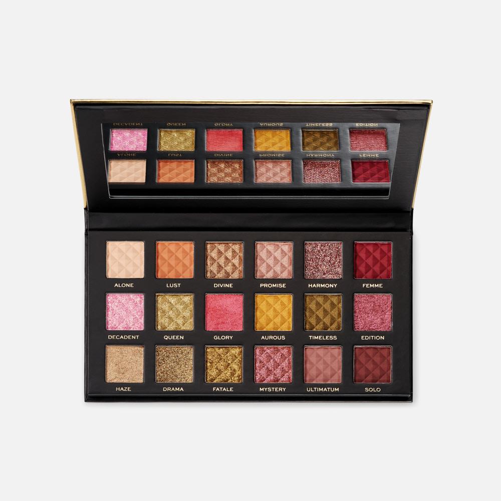 Тени для век Revolution PRO - Rockstar Eyeshadow Palette Noir Edition