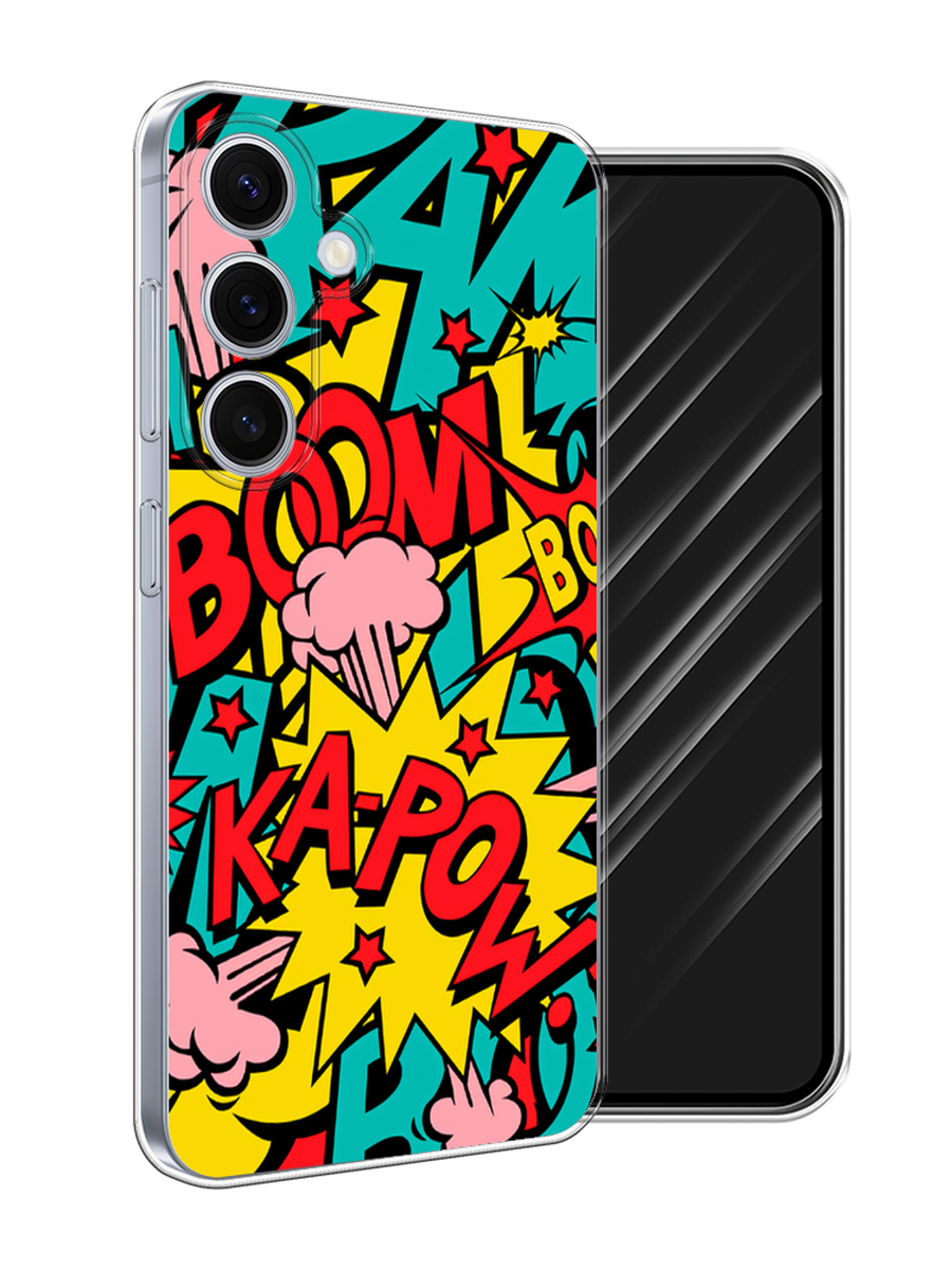 

Чехол Awog на Samsung Galaxy S24 FE 5G "Постер pop art", Бирюзовый;желтый;красный, 2109950-1