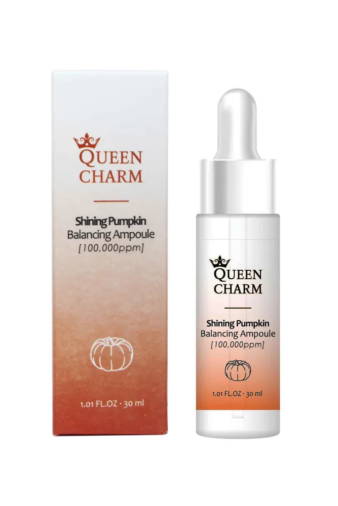 Сыворотка для лица QUEEN CHARM Питательная с экстрактом тыквы для сияния кожи 10% 30 мл