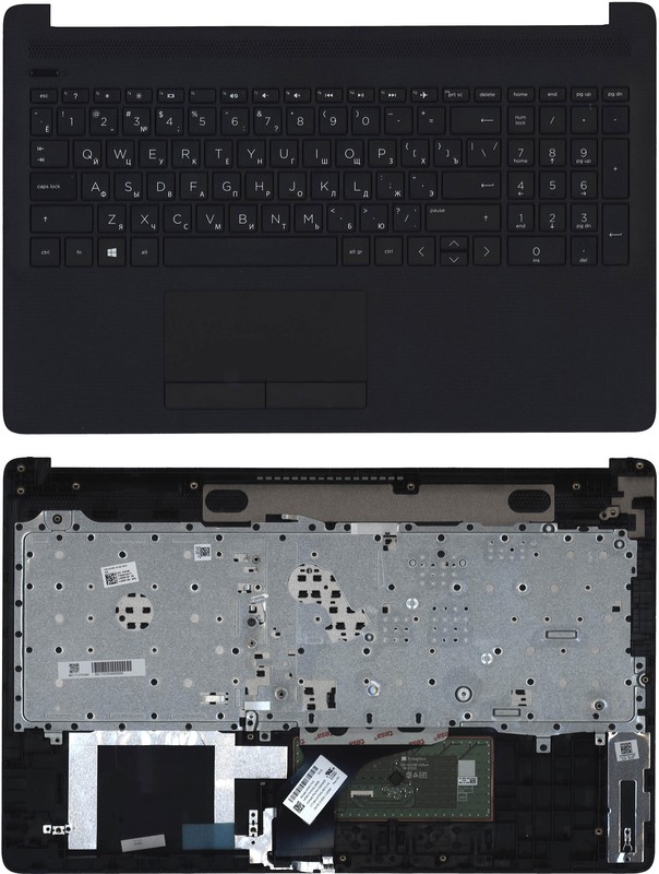 

Клавиатура для HP 15-DB 15-DA топкейс черный