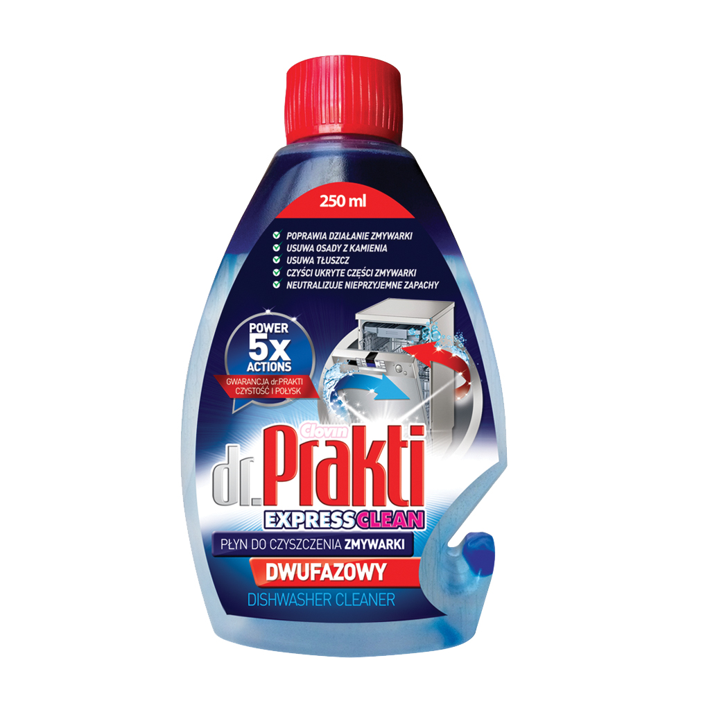

Очиститель для посудомоечных машин Dr.Prakti Clovin EXPRESS CLEAN 250 мл, EXPRESS CLEAN