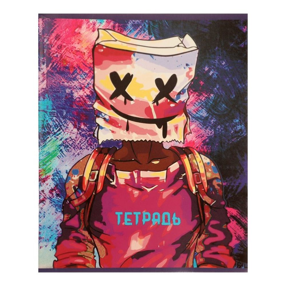 

Тетрадь Calligrata Маска, 48 листов в клетку, 4 шт