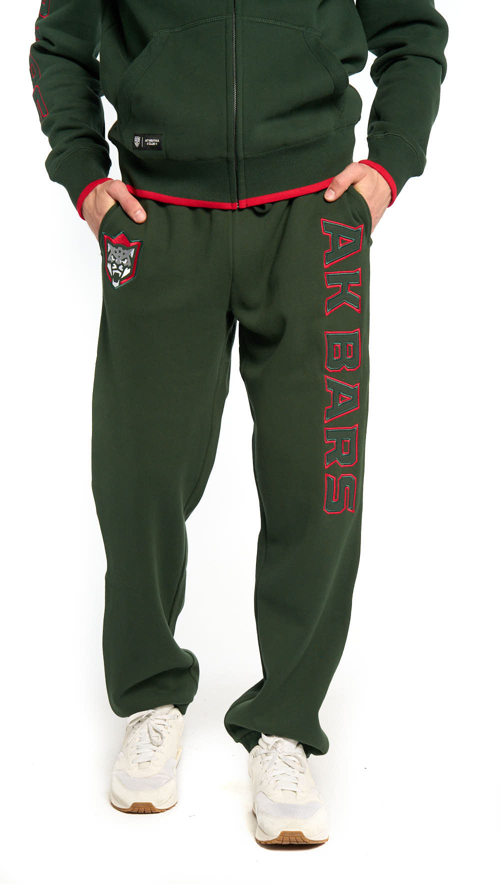 

Спортивные брюки мужские Atributika&Club Ак Барс 45350 зеленые M, Зеленый, Ак Барс 45350