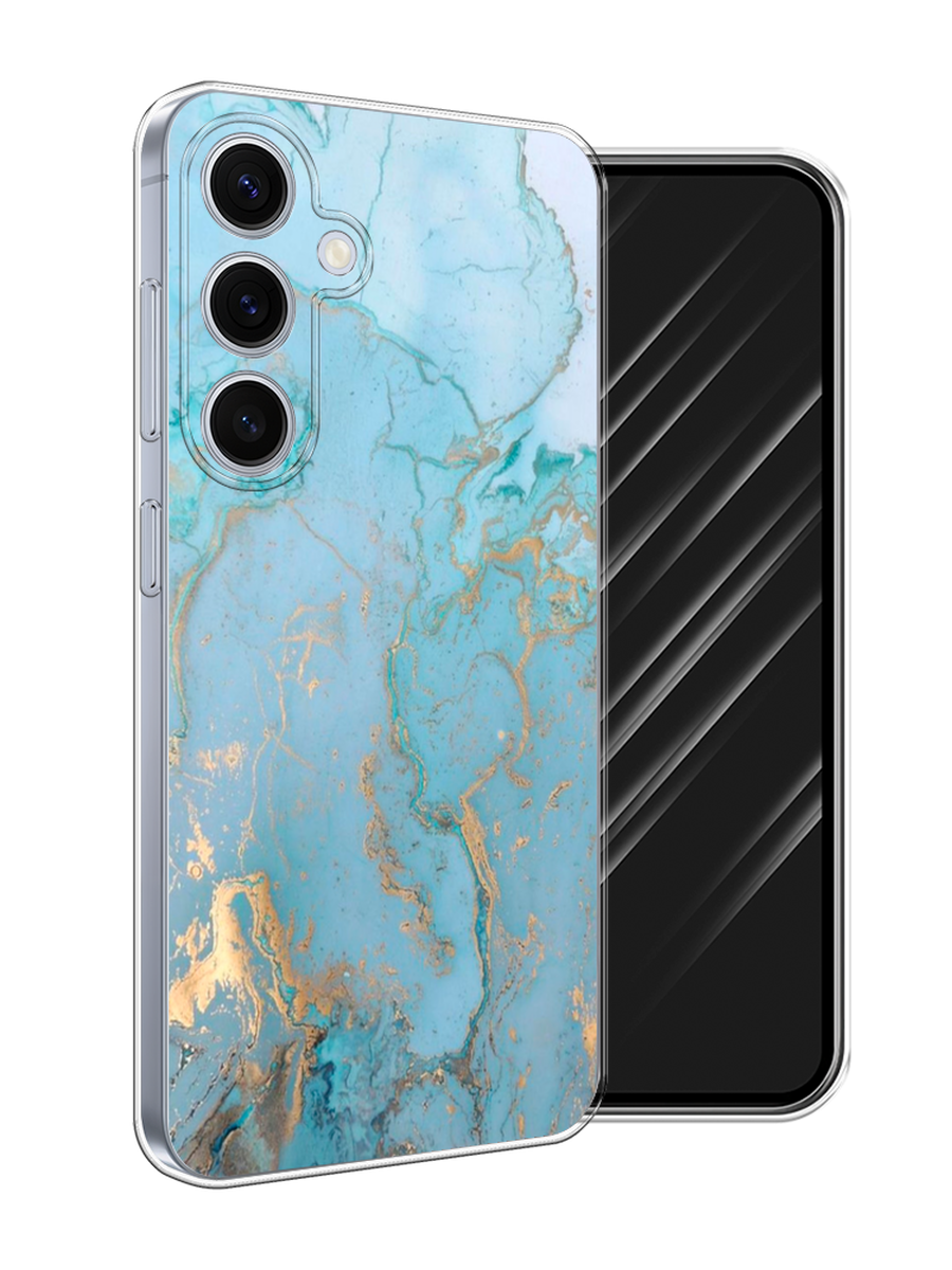 

Чехол Awog на Samsung Galaxy S24 FE 5G "Голубой мрамор рисунок", 2109950-1