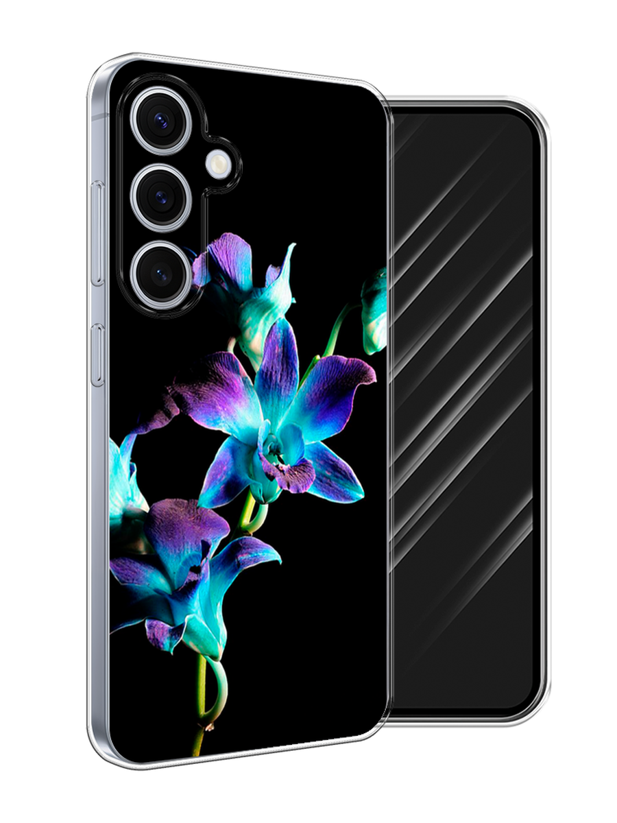 

Чехол Awog на Samsung Galaxy S24 FE 5G "Синий цветок на черном", Черный;голубой;синий, 2109950-1