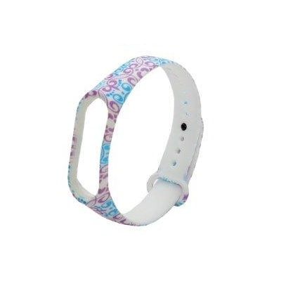 Ремешок для Mi band 3/4 flowers design рисунок 18