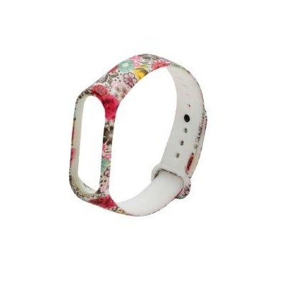 

Ремешок для Mi band 3/4 flowers design рисунок 15