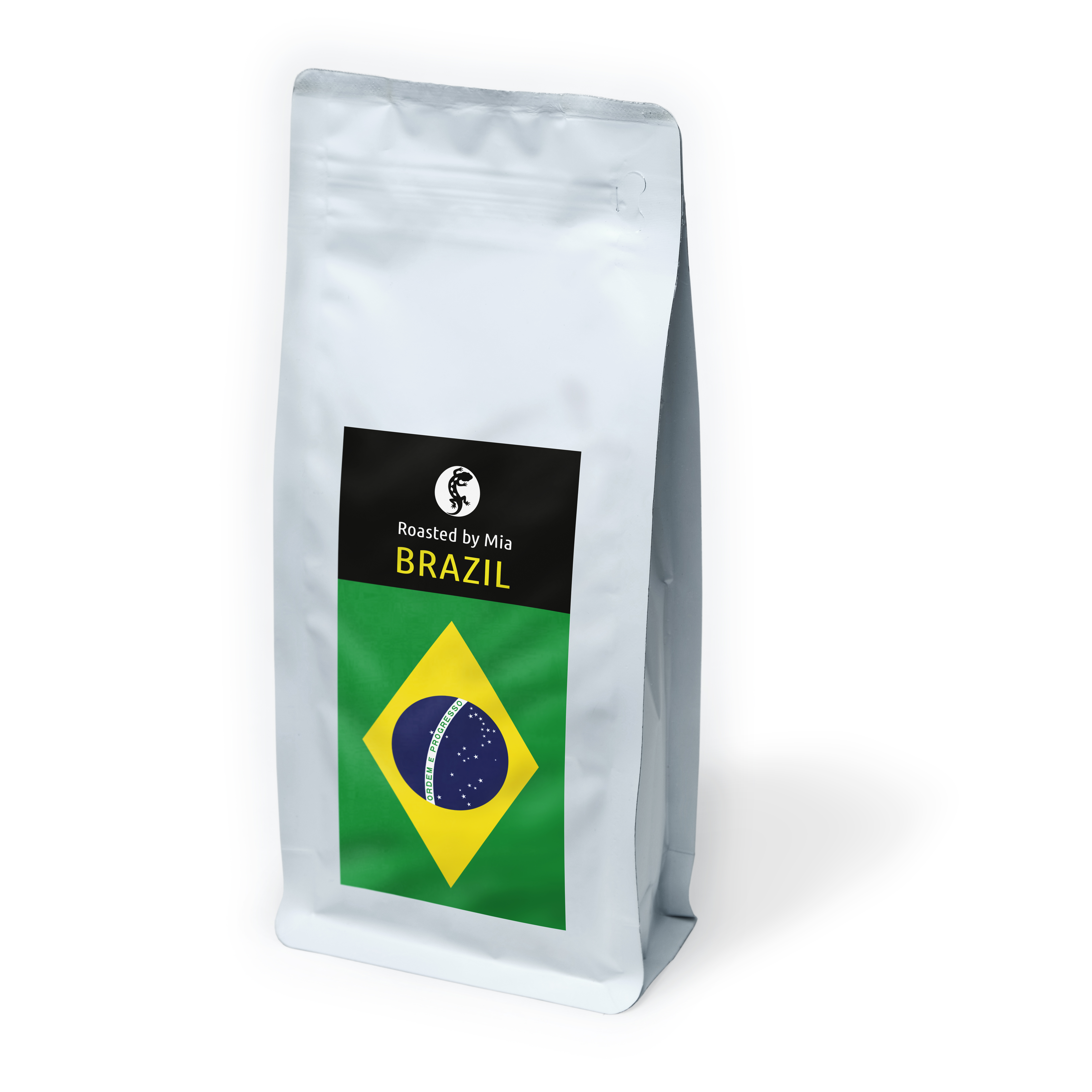 Кофе в зернах  Roasted by Mia Арабика Бразилия Светлая обжарка, 250 г