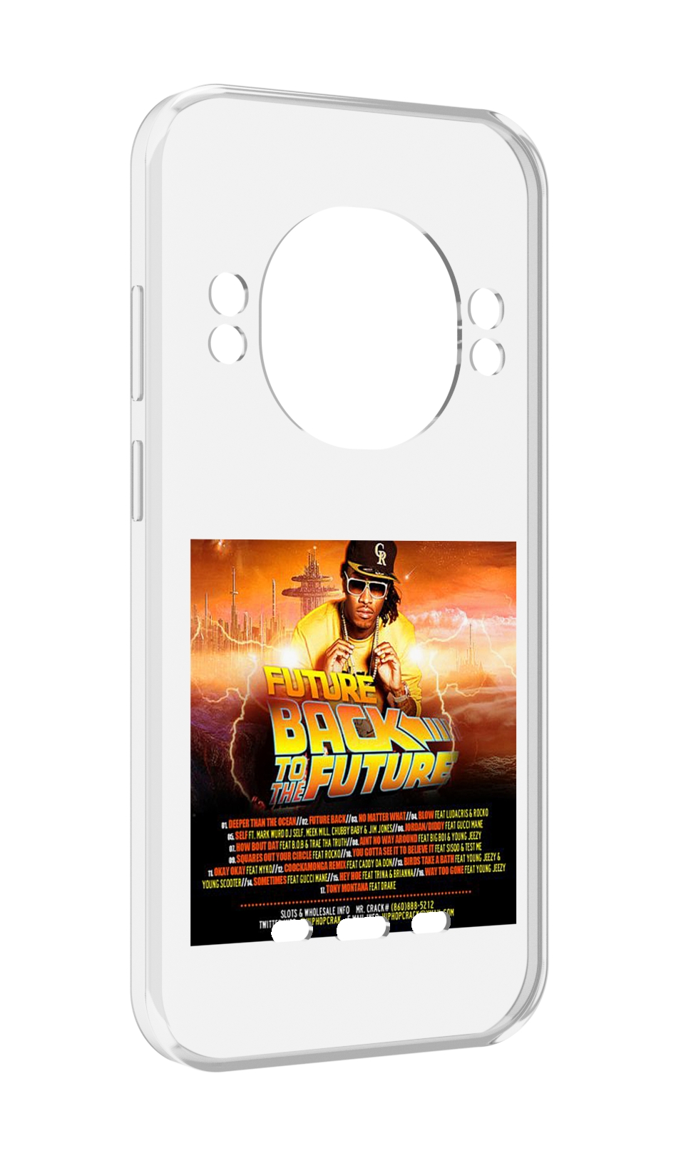 

Чехол MyPads Future - Back To The Future для UleFone Power Armor 16 Pro, Прозрачный, Tocco