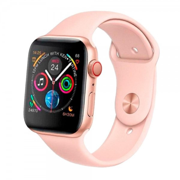 фото Умные смарт-часы smart watch t500 plus (розовый)