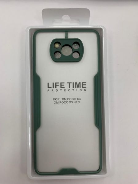 

Накладка силикон Life Time для Poco X3 Темно-зеленый, Poco X3