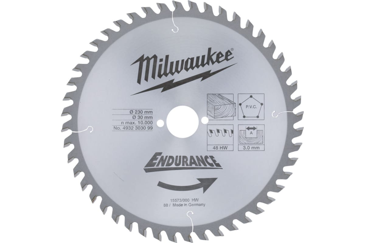 фото Пильный диск 230x30 мм, z48 milwaukee 4932303099