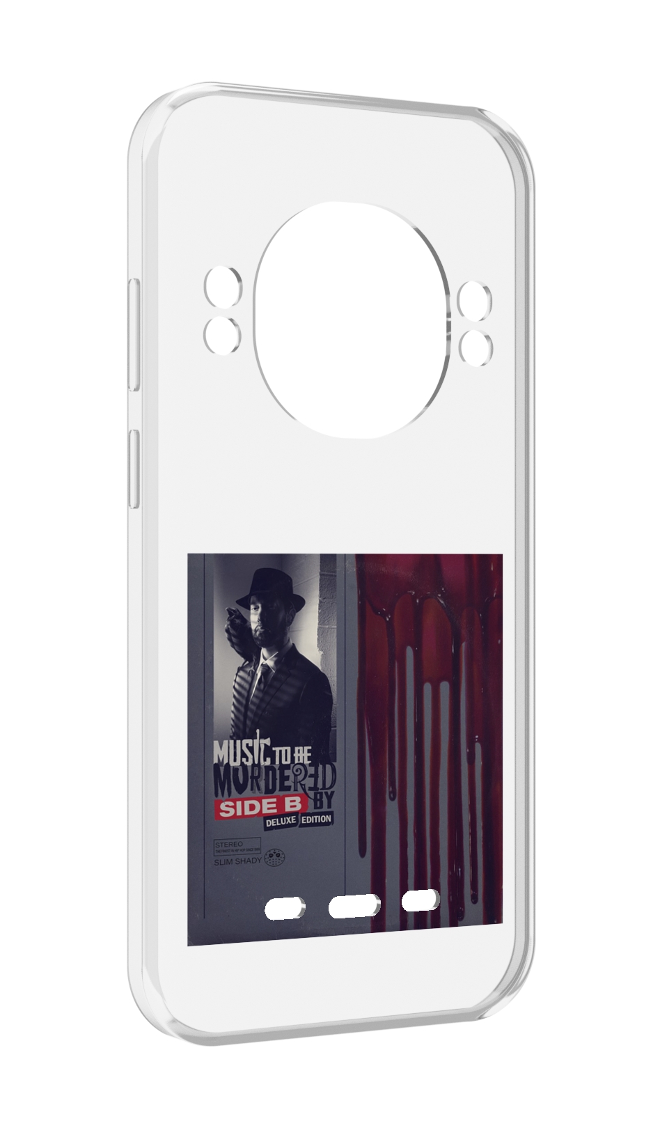 

Чехол MyPads Eminem MUSIC TO BE MURDERED BY для UleFone Power Armor 16 Pro, Прозрачный, Tocco