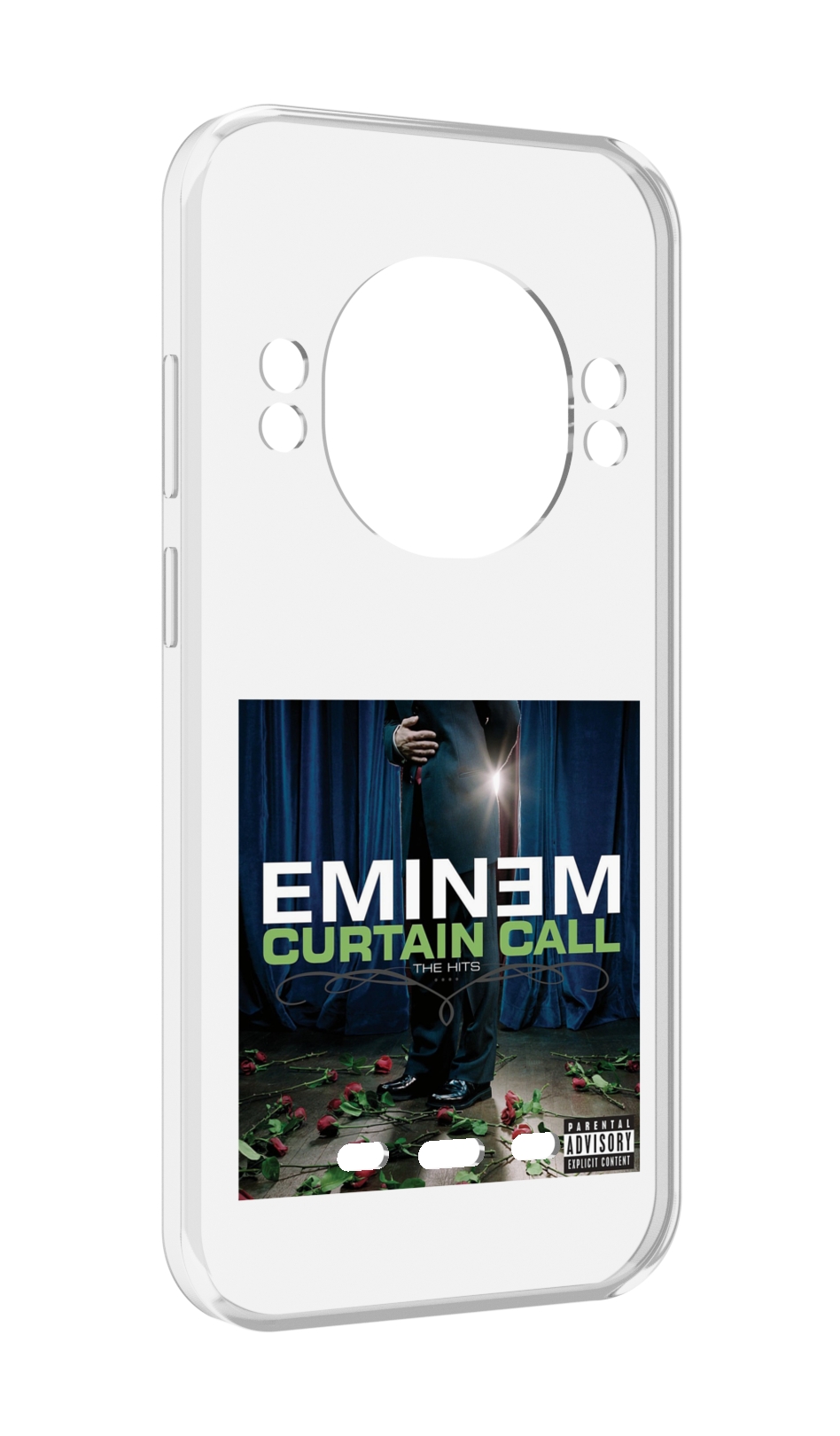 

Чехол MyPads Eminem CURTAIN CALL, THE HITS для UleFone Power Armor 16 Pro, Прозрачный, Tocco