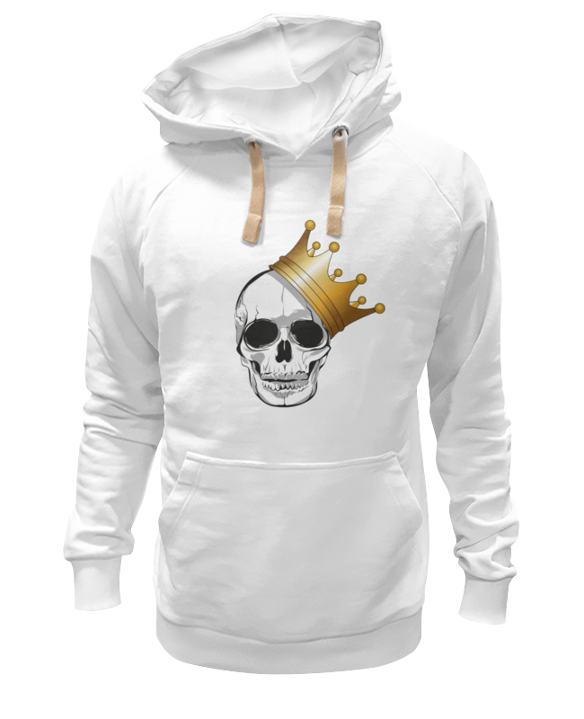 

Худи унисекс Printio Череп белое 3XL, Белый, Череп