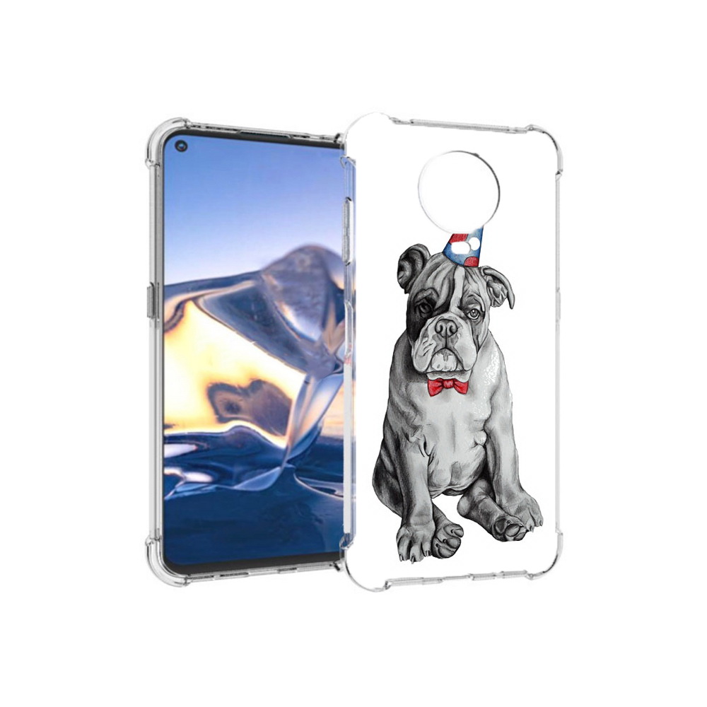

Чехол MyPads Tocco для Nokia G10 праздничный щенок (PT171673.98.554), Tocco